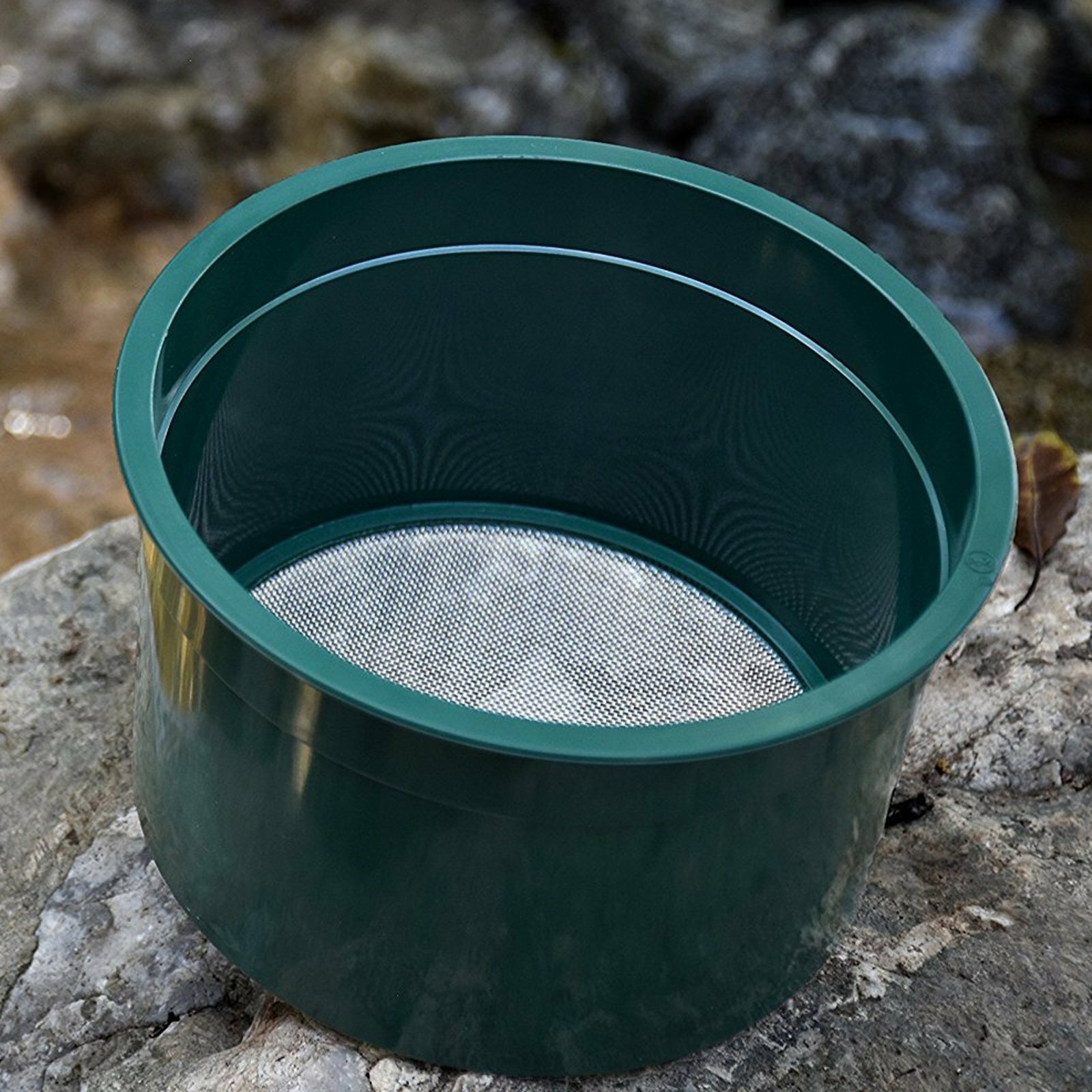 6 Inch Gold Panning Classifier Sieve Set, Mineral Sifting Prospect Pans