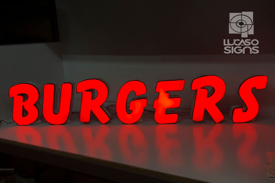 Custom Led Letters Illuminated Signs for Business Outdoor signage