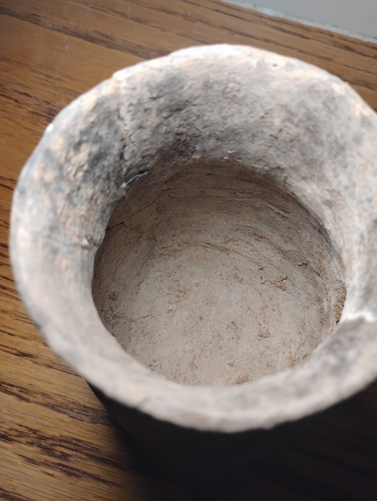 Ancestral Hohokum Corrugated Pottery Jar Intact New Mexico 1000+ Years