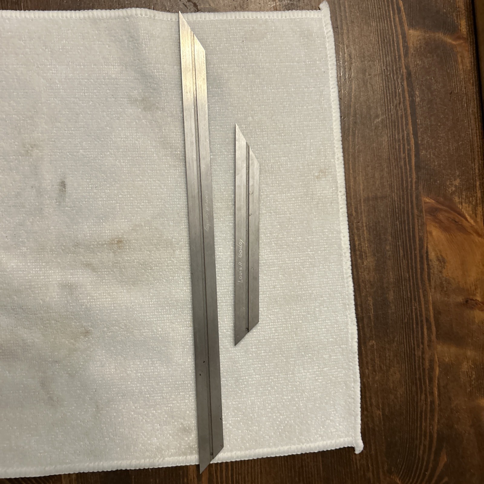 Vintage stainless steel Protractor VIN Machinists , Made in POLAND in case