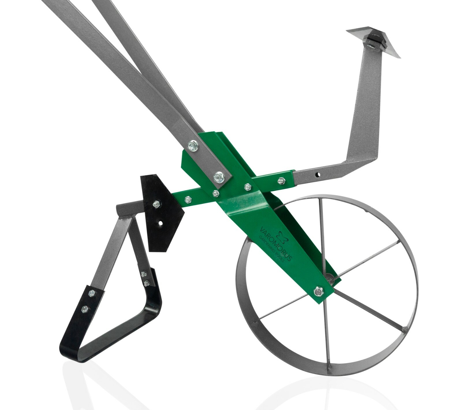 Varomorus High Wheel Cultivator, Hoe, Modular Plow Garden Tool for Gardening