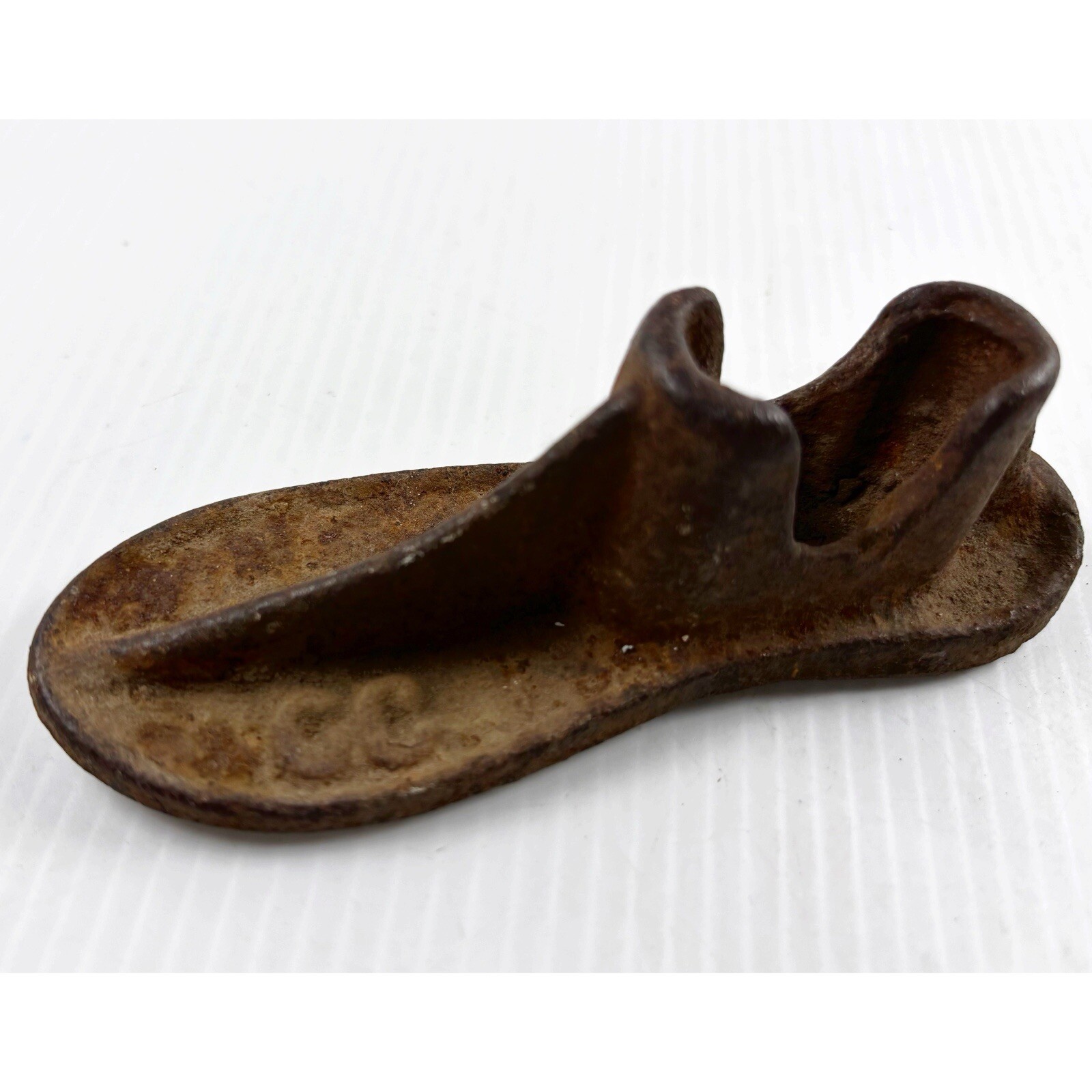 Cast Iron Cobbler Shoe Form CC 4.75” Small Child Vintage Antique?