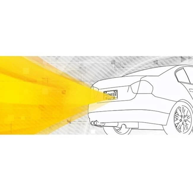 Pioneer SDA-BS1 Blind Spot Detection System Radar Kit License Plate Universal