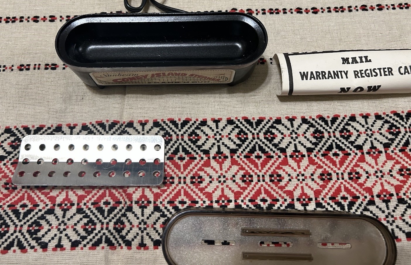 Vtg Sunbeam Coney Island Frank‘ N Bun Hot Dog Steamer - WORKS