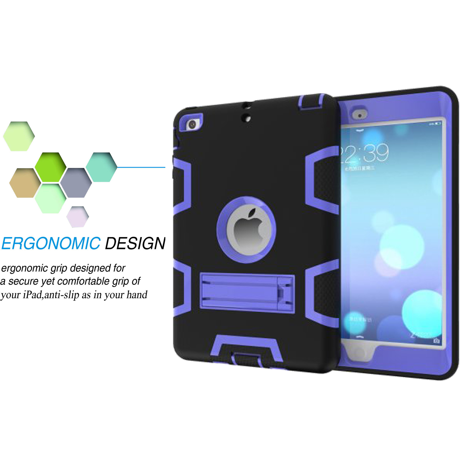 For Apple iPad Mini 4/5 Hybrid Shockproof Heavy Duty Tough Hard Case Stand Cover
