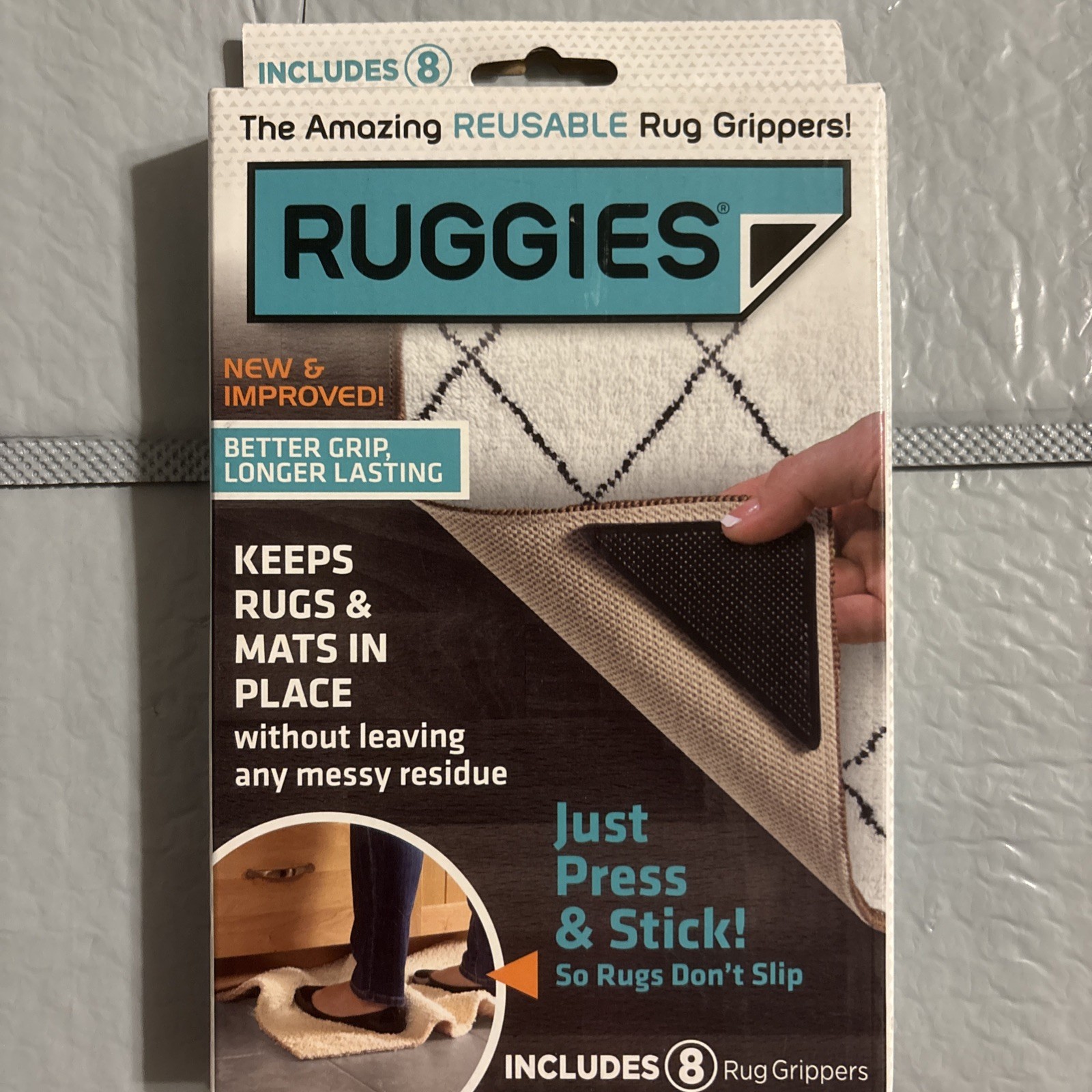 Ruggies 8-Piece Rug Grippers