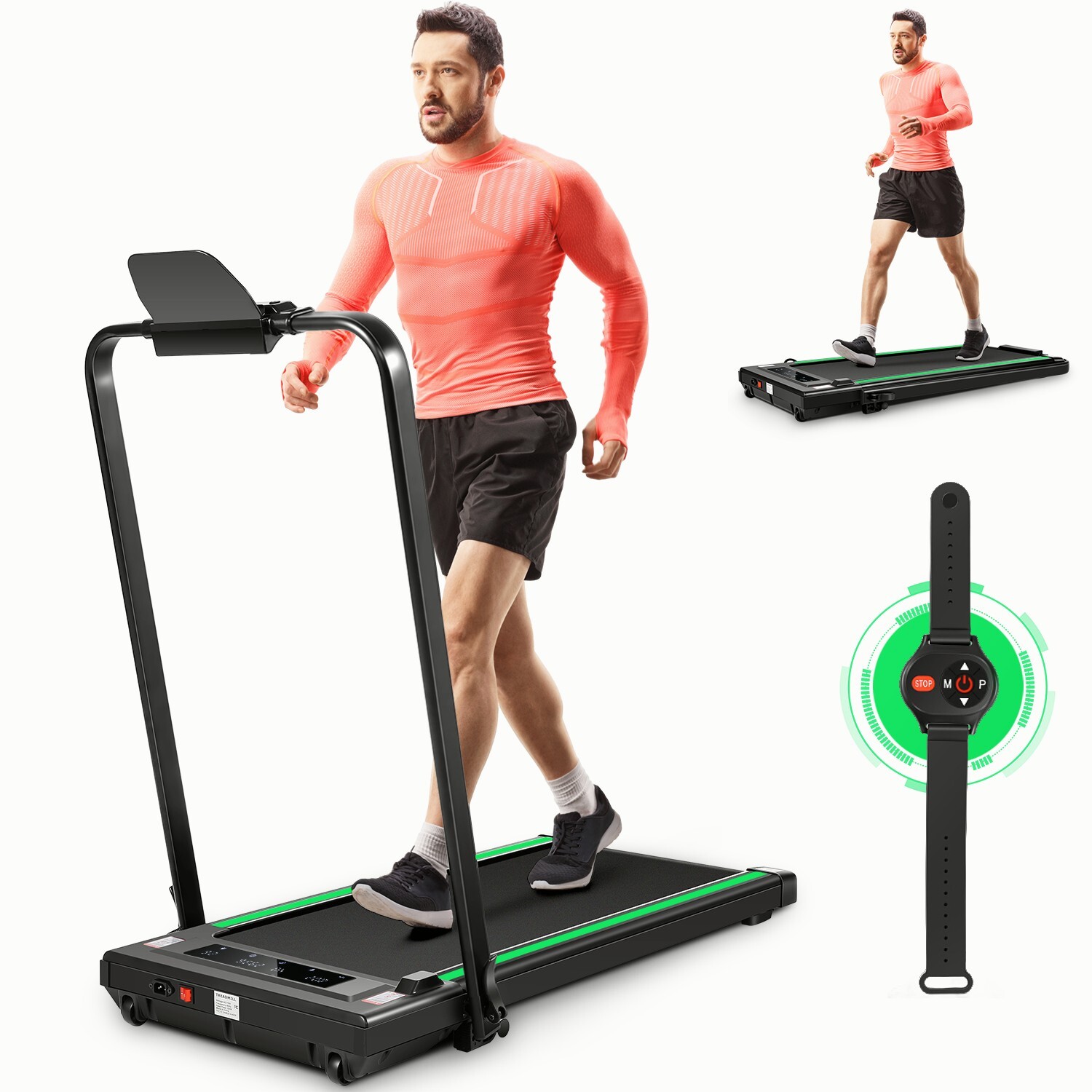 Indoor&Outdoor Treadmill 2.5HP Home&Gym Powerful Treadmill w/Wide Non-slip Belt$