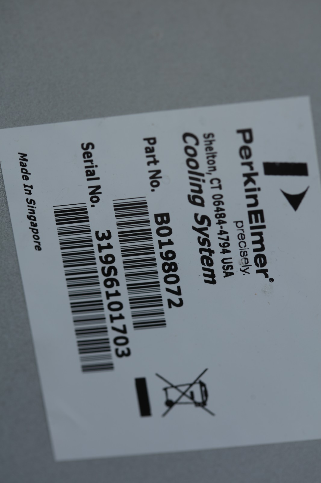 Perkin Elmer AA Accessory Cooling System B0198072