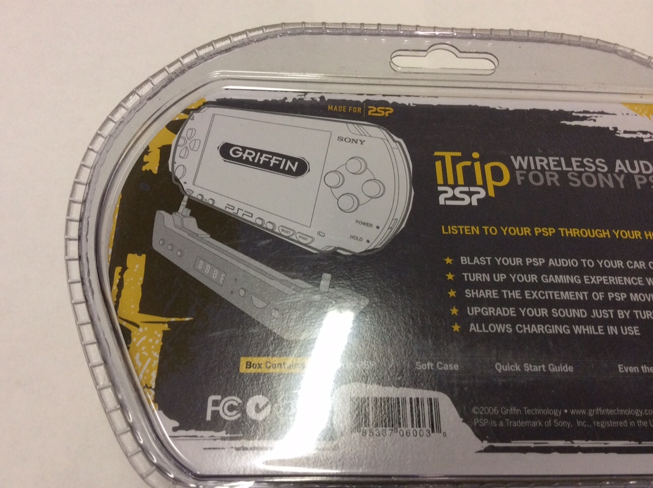 NEW Griffin iTrip PSP Wireless Audio FM Transmitter for Sony PSP