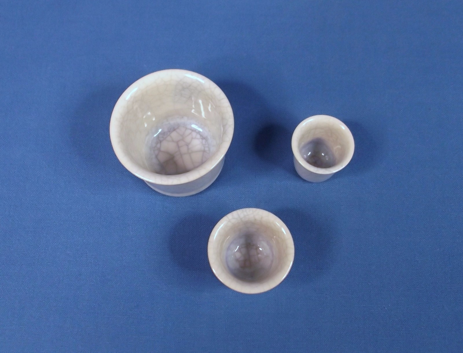 Antique effect Inkwell insert Porcelain ink pot inkwell liner choice of 16 sizes