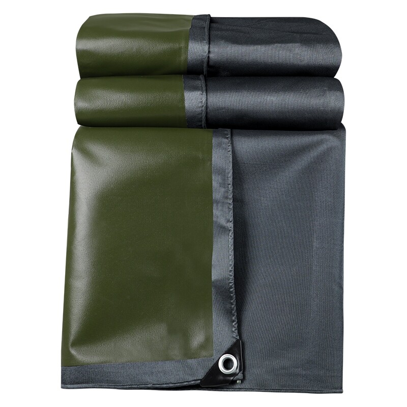 Extra Thick Canvas Tarp 19.4Oz Waterproof UV Resistant Boat Tent Tarpaulin Cover