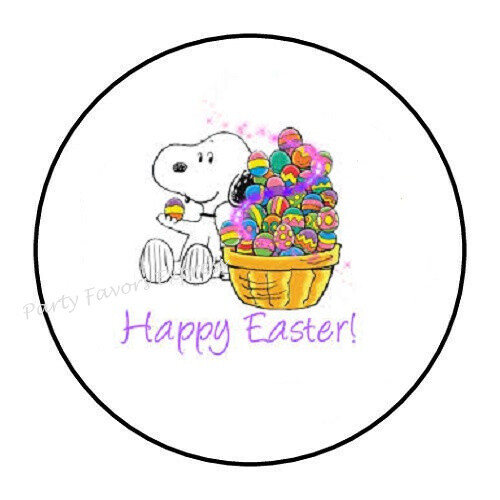 HAPPY EASTER ENVELOPE SEALS LABELS STICKERS PARTY FAVORS