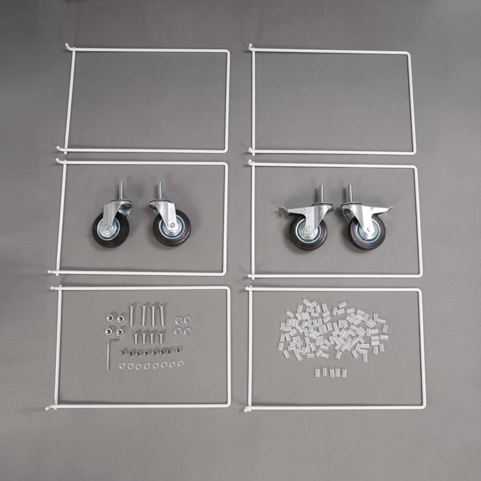 50 shelves Powder Coated Drying Rack 4 Wheels For cabinets/Shelves/Paint Shops