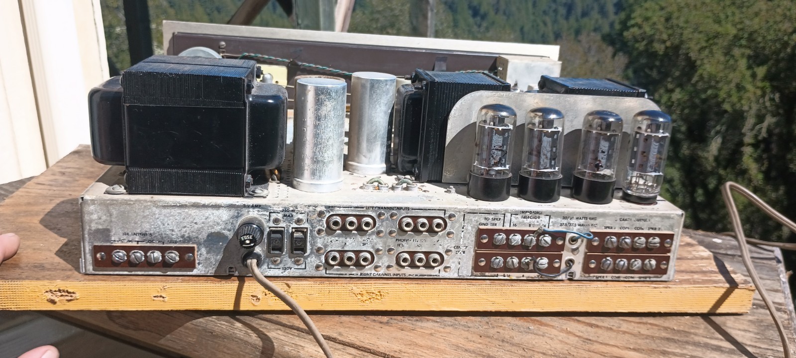 VINTAGE FISHER 500C TUBE RECEIVER, WORKING Condition