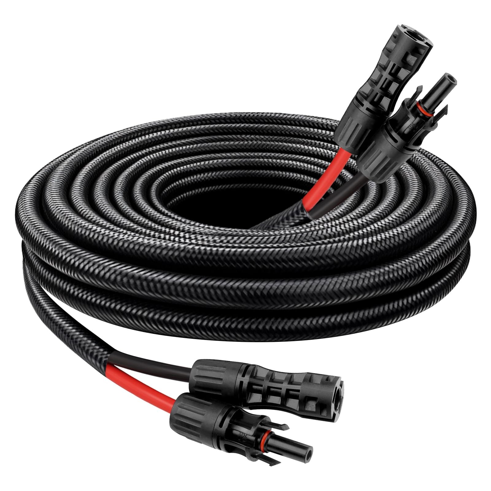 Solar Panel Extension Cable - 8AWG 10FT Wire with Female &
