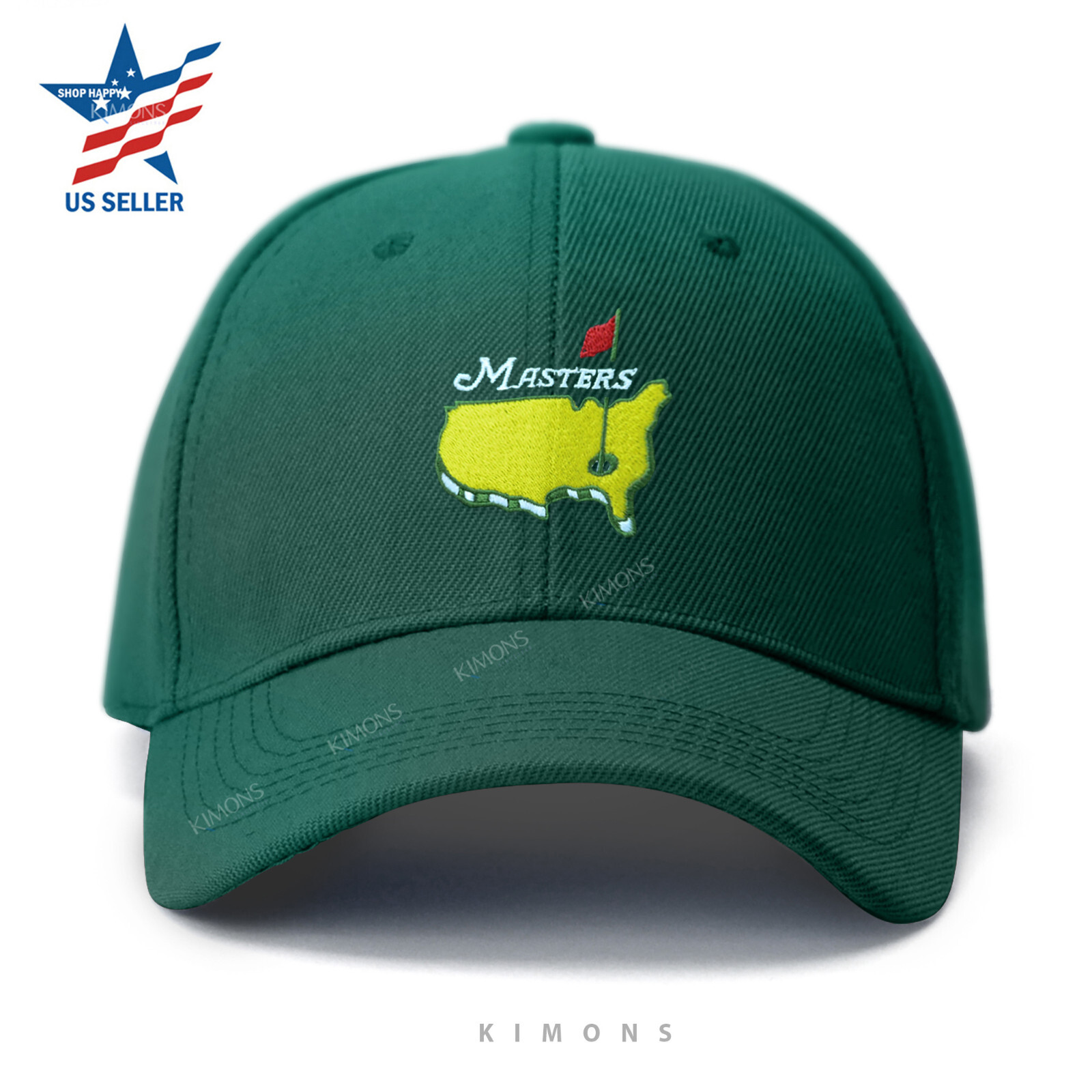 Augusta National Golf Club 2025 Dad Hat Dark Green Masters Classic cap