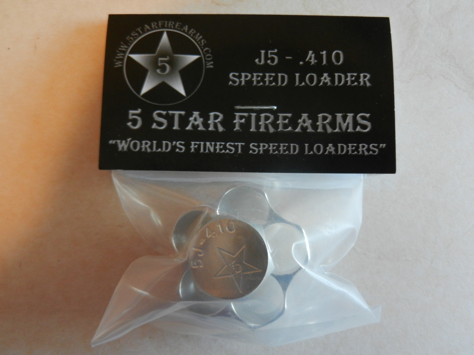 Aluminum Speedloader, Speed Loader; Taurus Judge, Holds 5 of 410 Only; J5-410