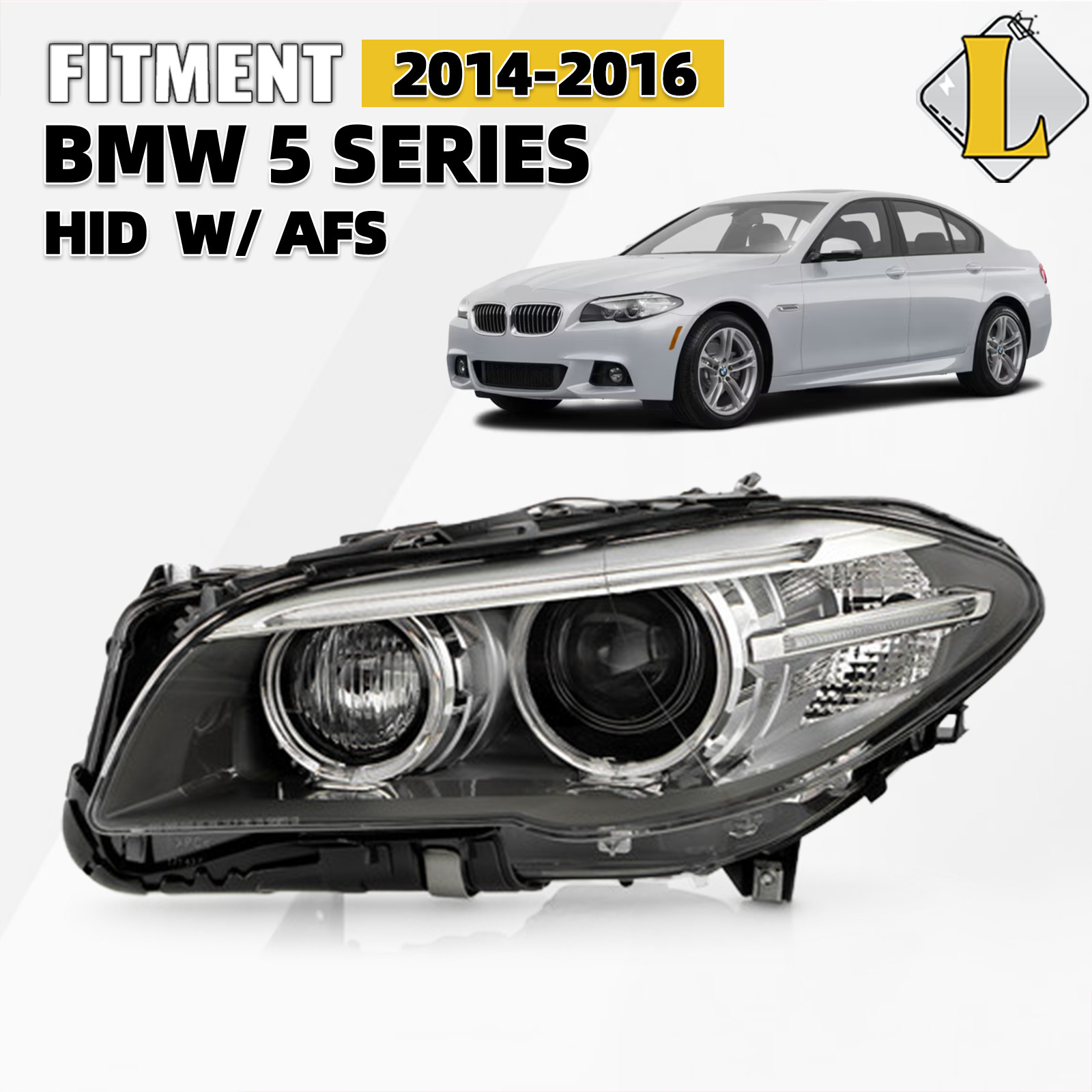 For 2014-2016 BMW F10 528i 535i HID w/ AFS Projector Headlight Headlamp Driver