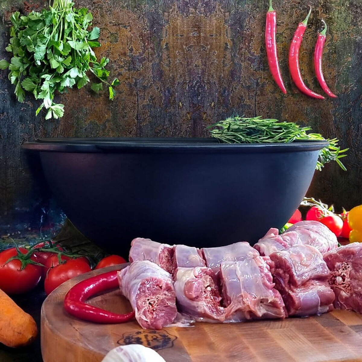 12 L Cast Iron Kazan Cauldron Pilaf Lagman Uzbek Namangan Kazan Казан Чугунный