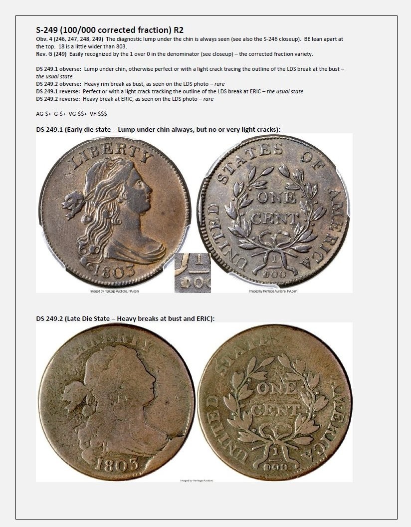 Robert Powers US Large Cents Variety ID & DS Guide, 3 Vol