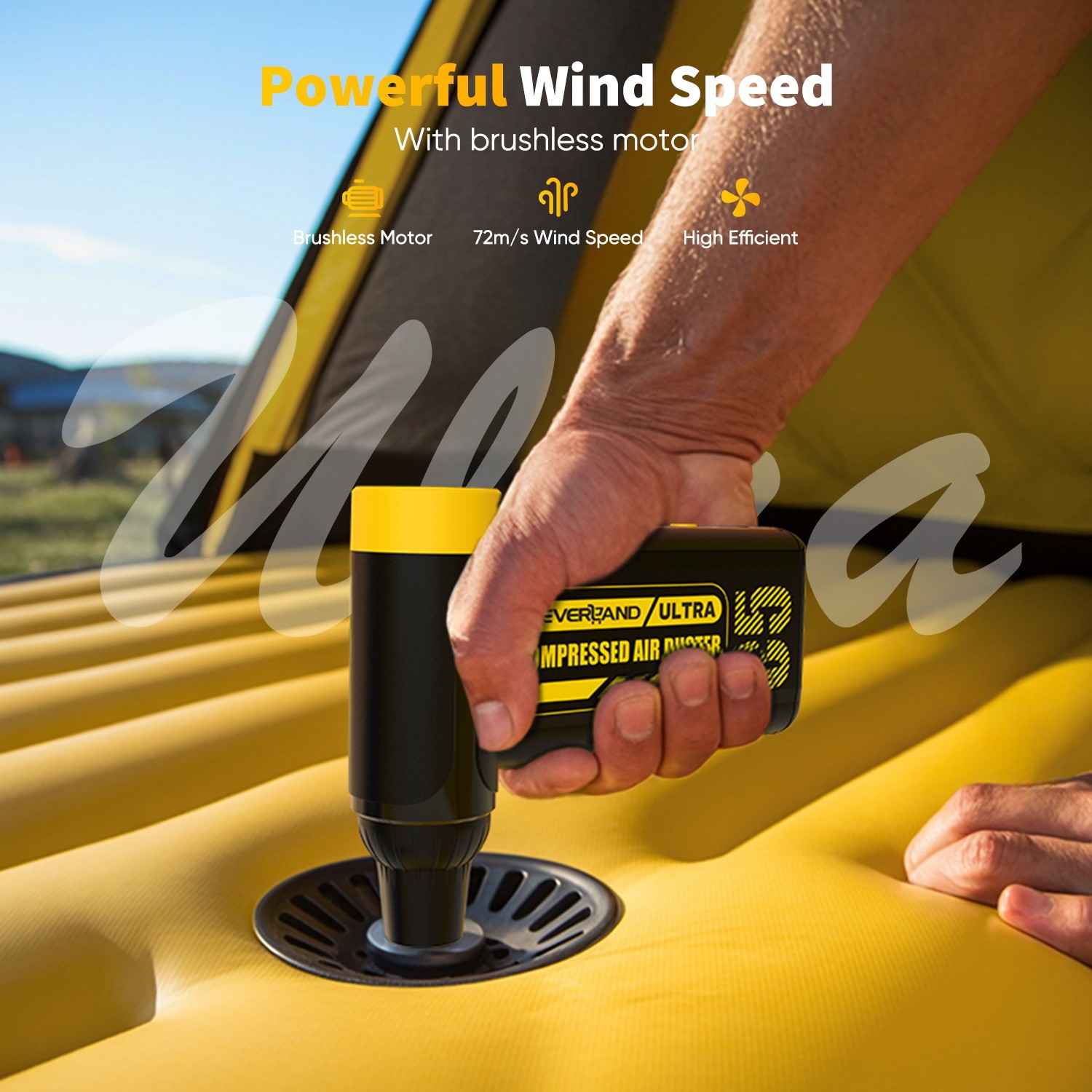 300,000 RPM Compressed Air Duster Rechargeable Electric Air Blower with 8 Speed