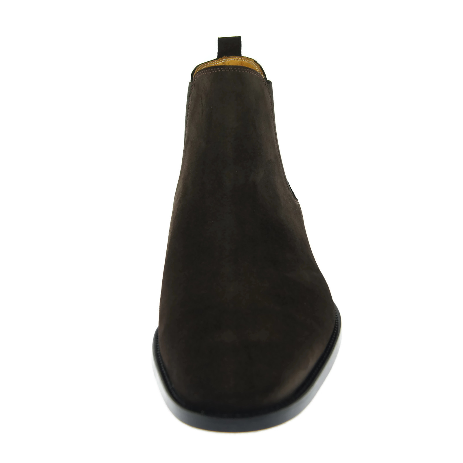 Alex D Austin Chelsea Men's Suede Ankle Boots Brown Dress Casual