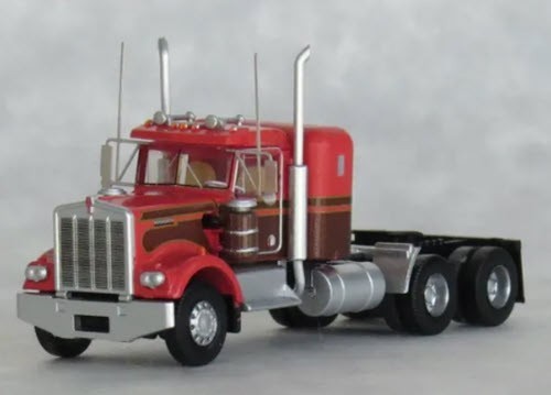 TRAINWORX (N) 49033 KENWORTH W900 36" SEMINOLE ORANGE & BRONW