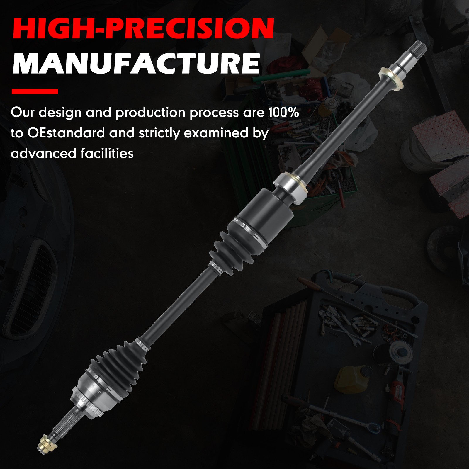 CV Axle Shaft Front Left & Right Set for Toyota Camry Solara 2.4L 4 Cyl 2002-09