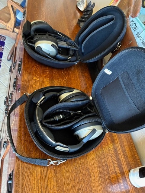 (2) Lightspeed Zulu 3 Aviation Headsets , ANR, Noise-Cancelling dual plug