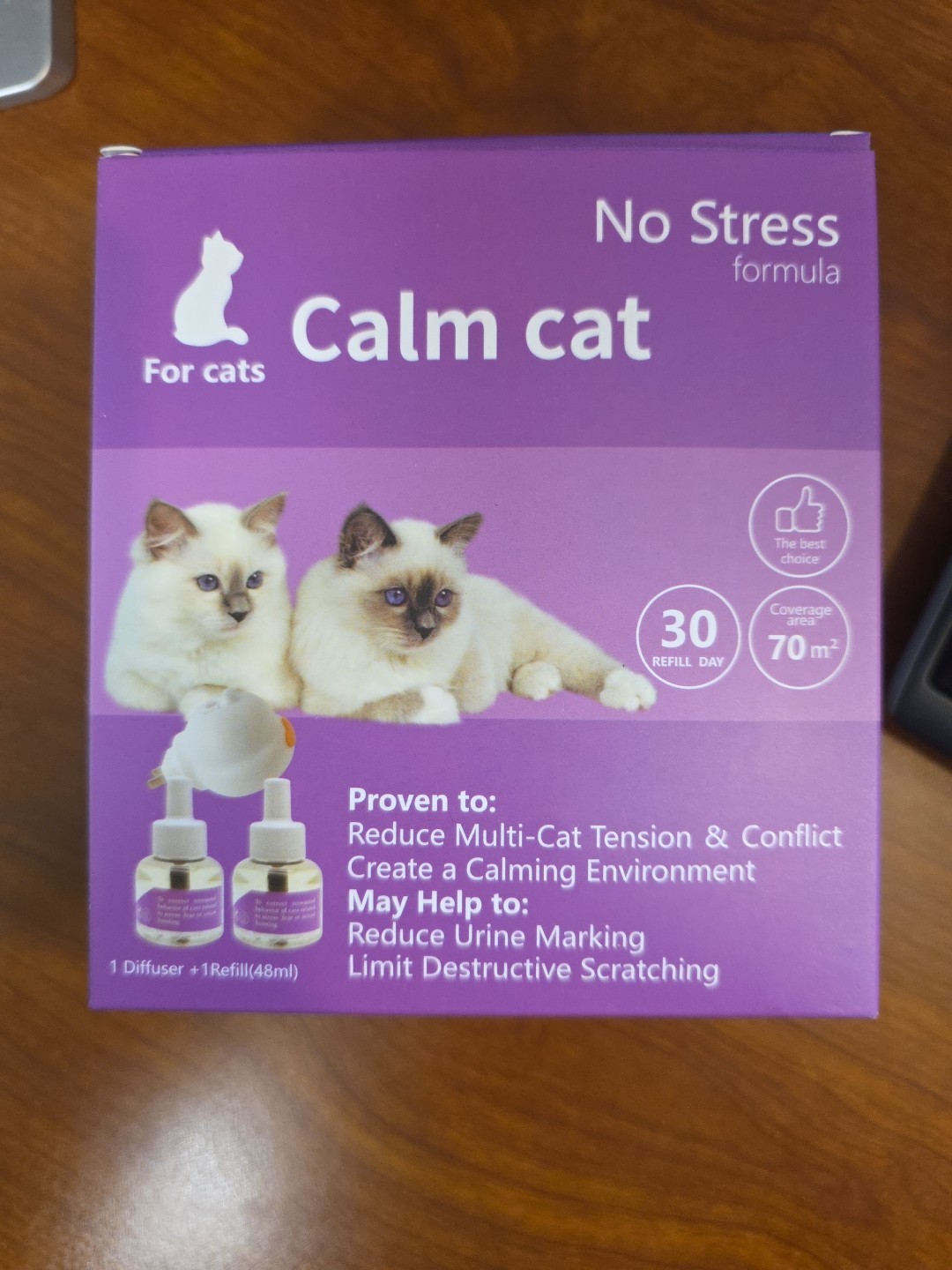 Cat Calming Diffuser Kit Plug-In For Anxiety & Stress