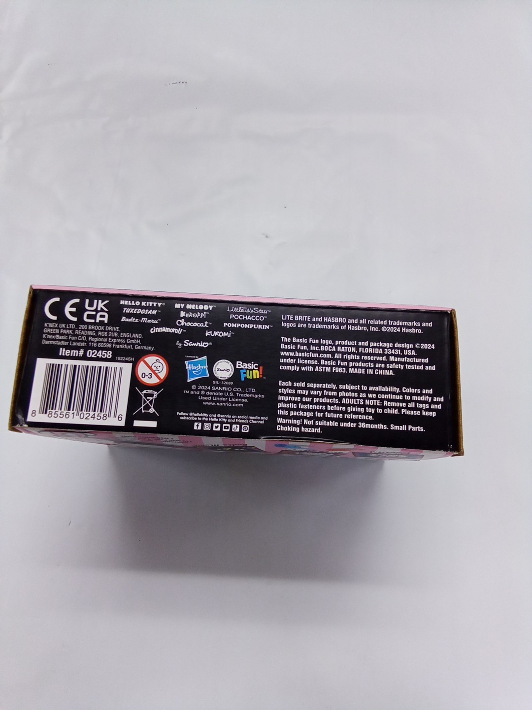 Lite Brite Mini Sanrio Hello Kitty & Friends Super Bright HD 176 Pieces