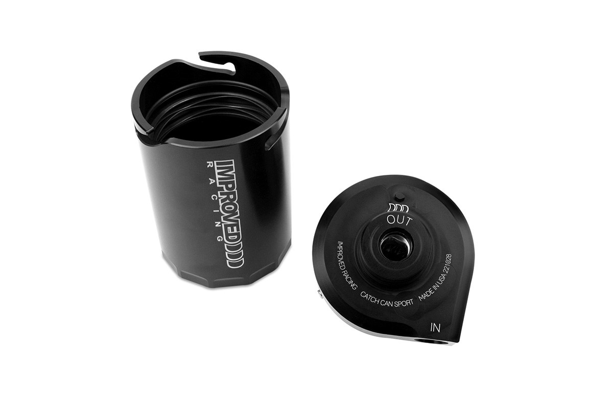 CCS High Efficiency, Quick Release Oil Catch Can, 7.0 fl oz