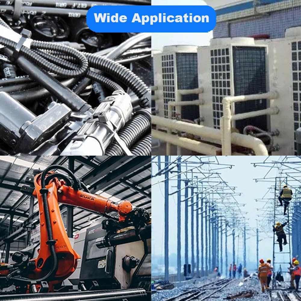 30 FT 1/2” Wire Loom Split Tubing,Dog Cat Cord Protector,Split Wire Loom Tubi...