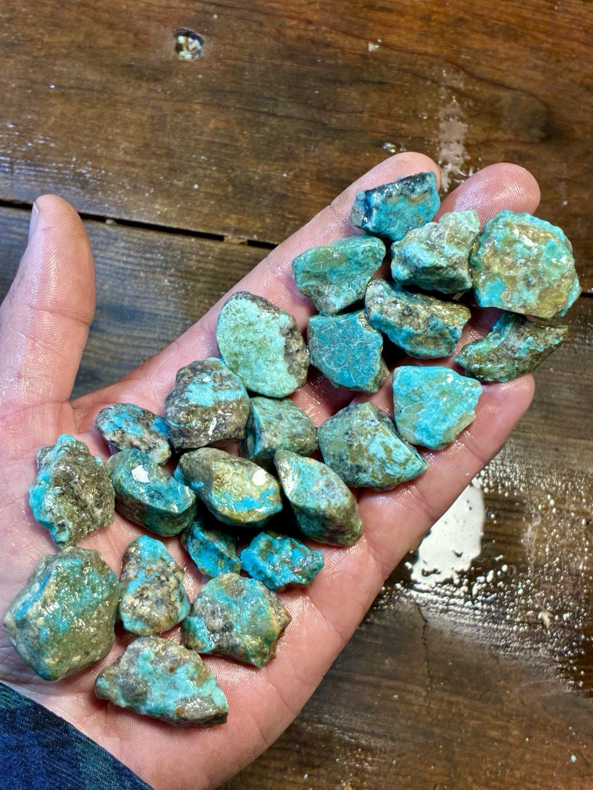 Ribbon & Skin Rock & Kaolin Blues! Ithaca Peak Turquoise! ONLY 5 left! Now $175!