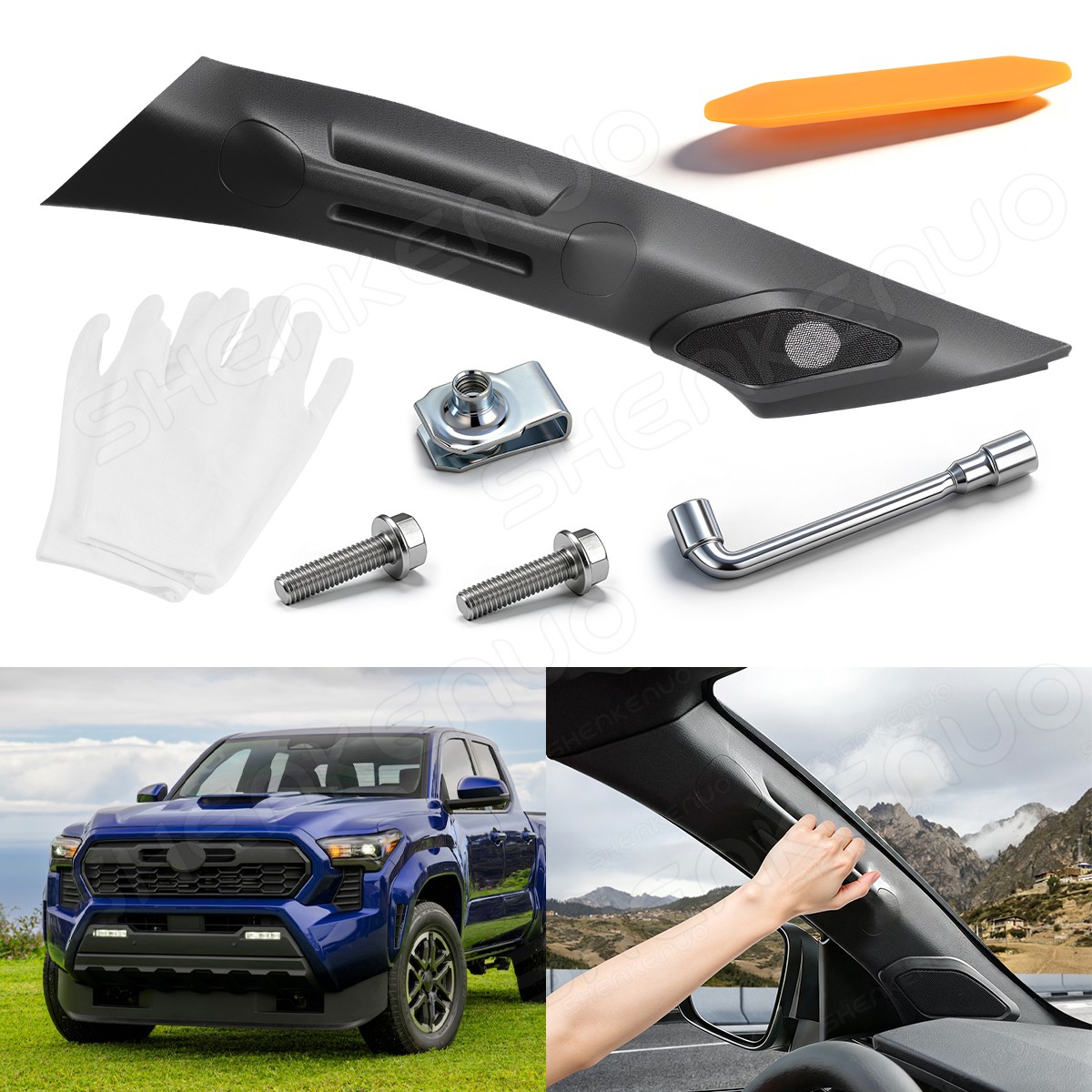 A-Pillar Grab Handle for Toyota Tacoma Gen 4th 2024-2025 2026 Driver Side