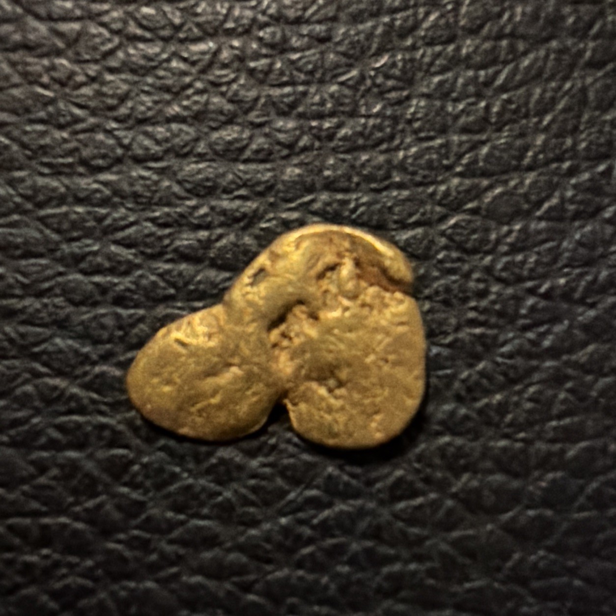 2.09 Gram Caborca Mexico Gold Nugget- AU - XRF TESTED 23k+- “BUTT CHEEKS/ Moon”