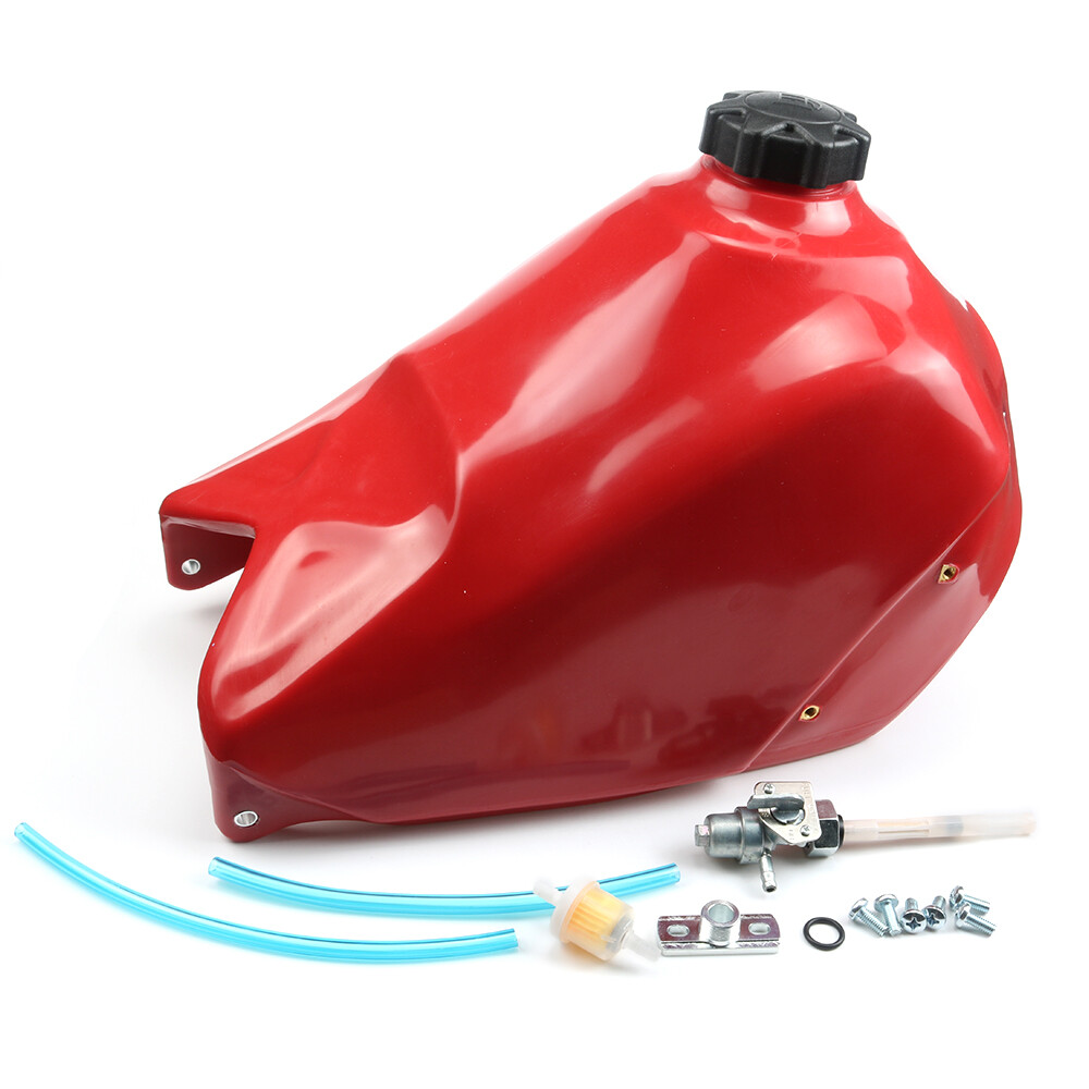 Fuel Gas Tank Fit Honda ATC 350 X Three-Wheeler ATV 1985 1986 RED