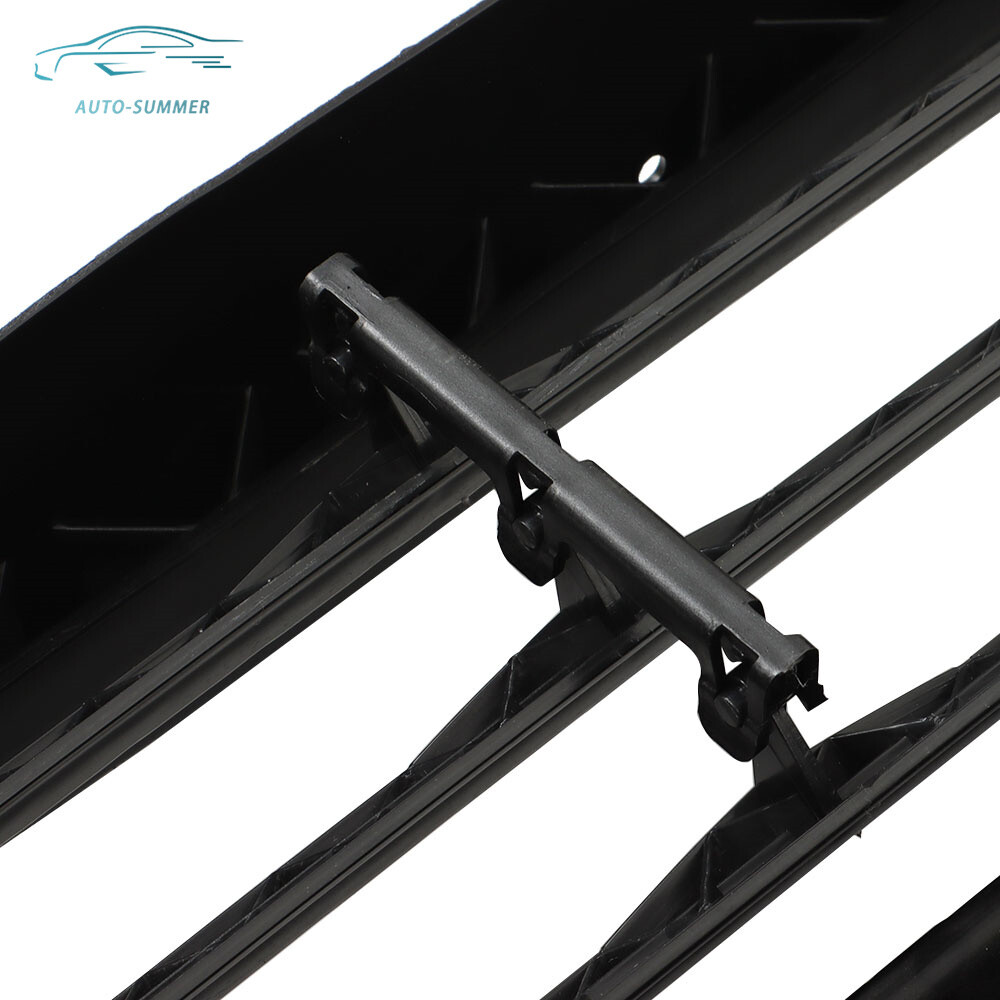 Radiator Grille Air Shutter Control Upper & Lower Black For 2021-2023 Ford F-150