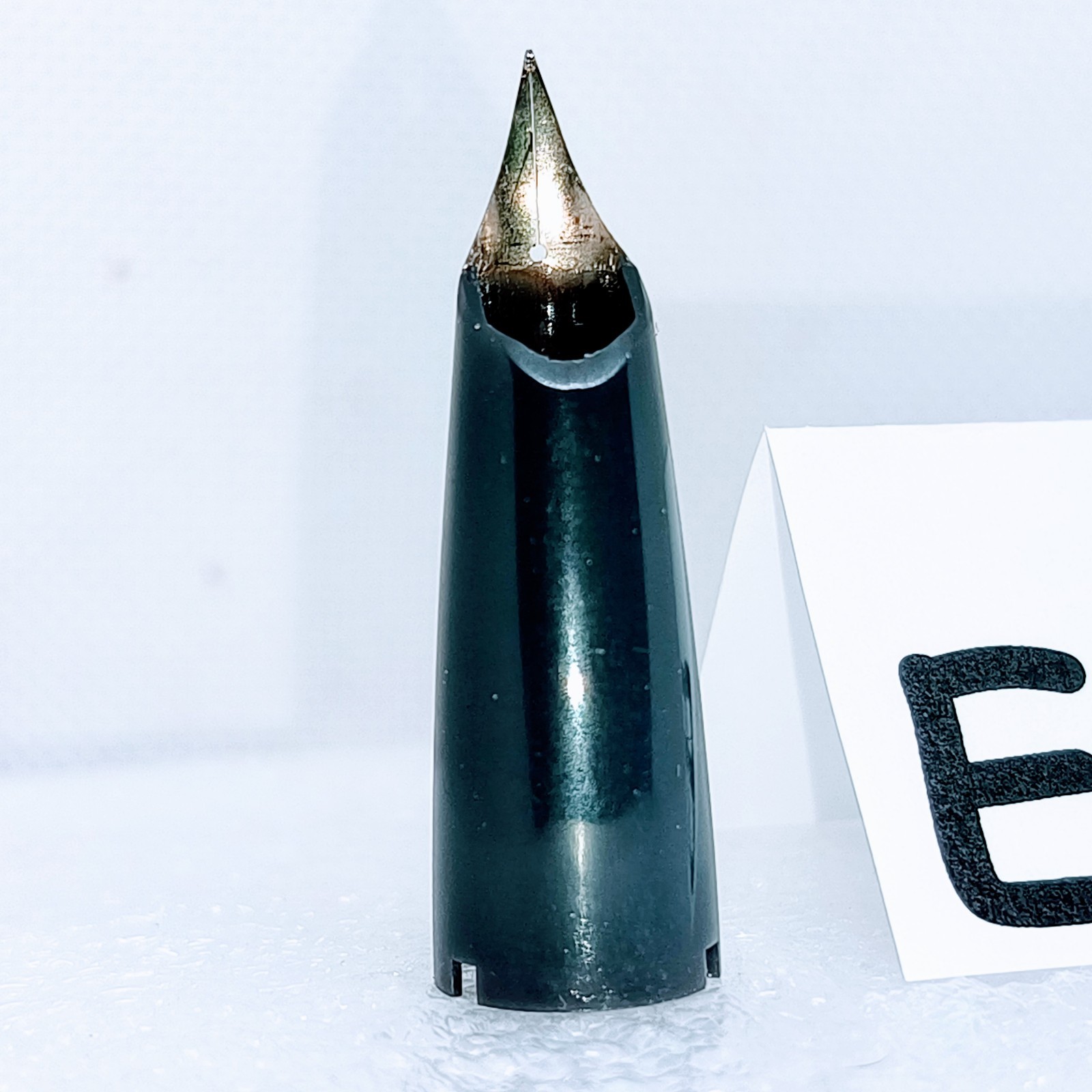 Sheaffers PFM Fountain Pen Nib Assembly Gray XF Palladium PdAg Nib Extra Fine EF