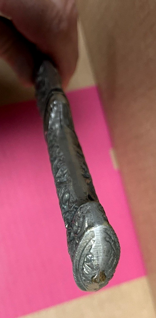 SILVER DAGGER REPLICA 19TH CENTURY GROTESQUE ARABESQUE HANS HOLBEIN ITALY