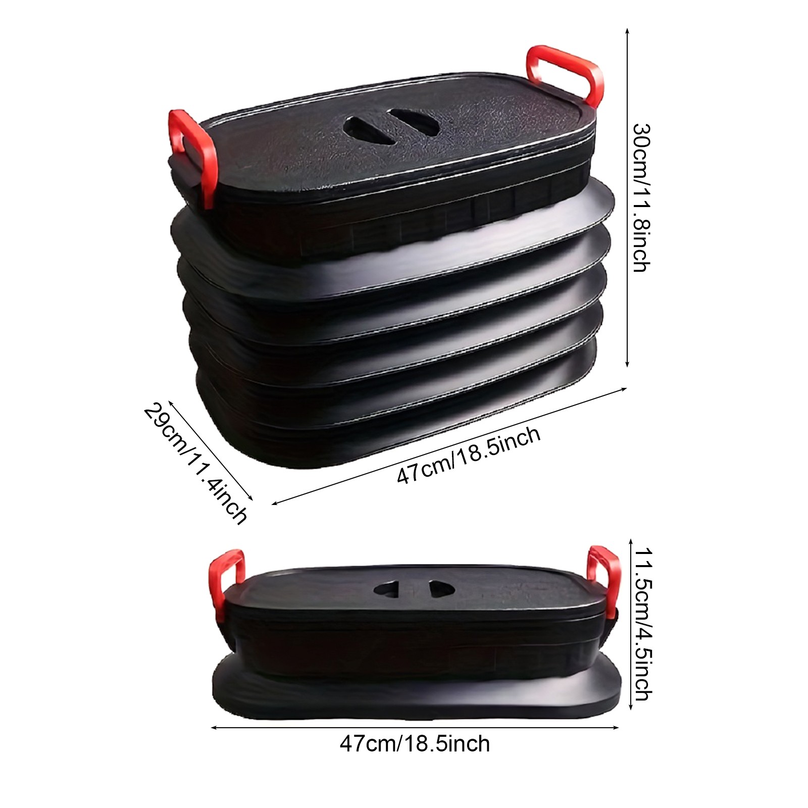 Multifunctional Folding Trash Can For Car RV Camping Water Bucket Outdoor Tavel