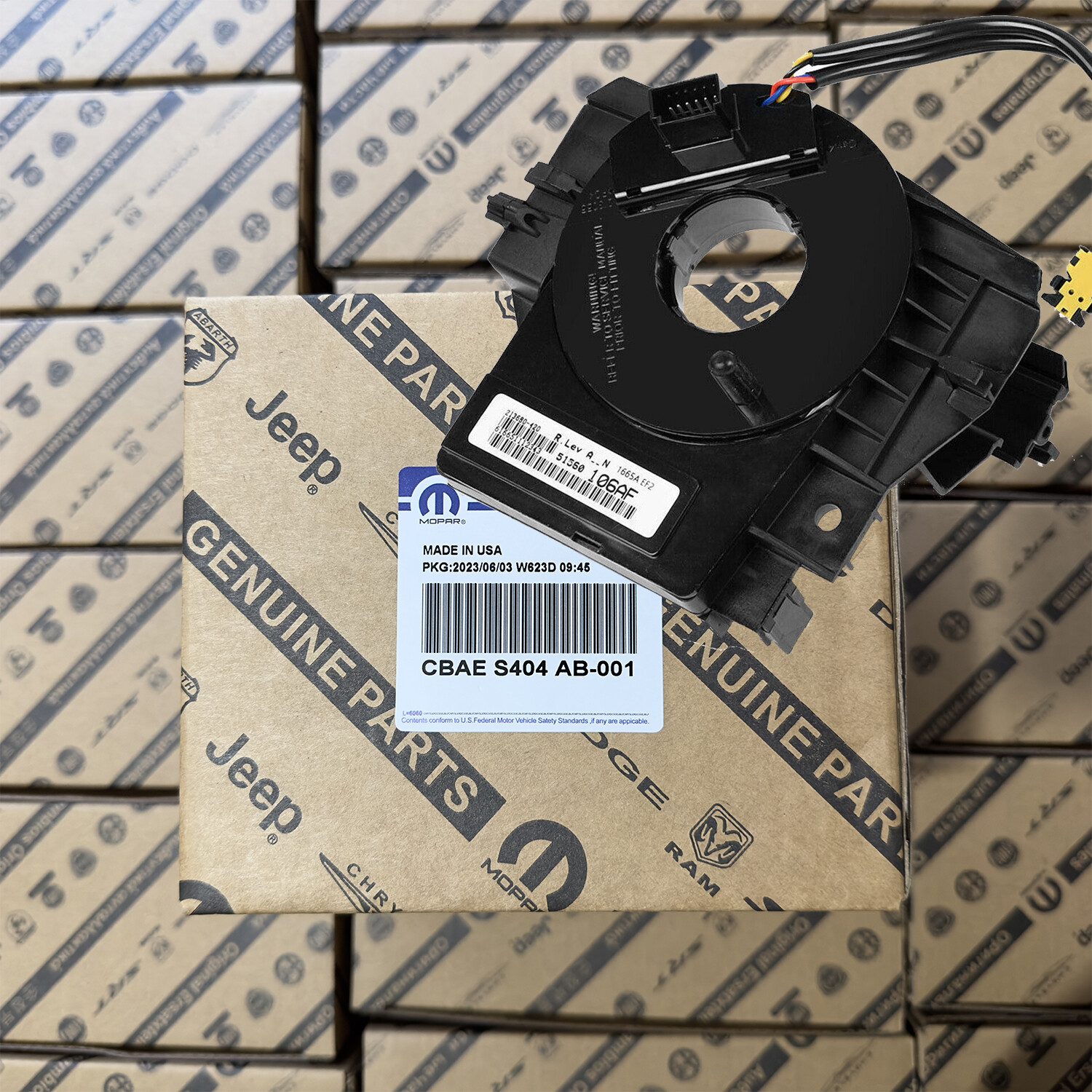 Mopar Steering Wheel Clockspring for Chrysler Dodge Jeep 5156106AF-5156106AG US