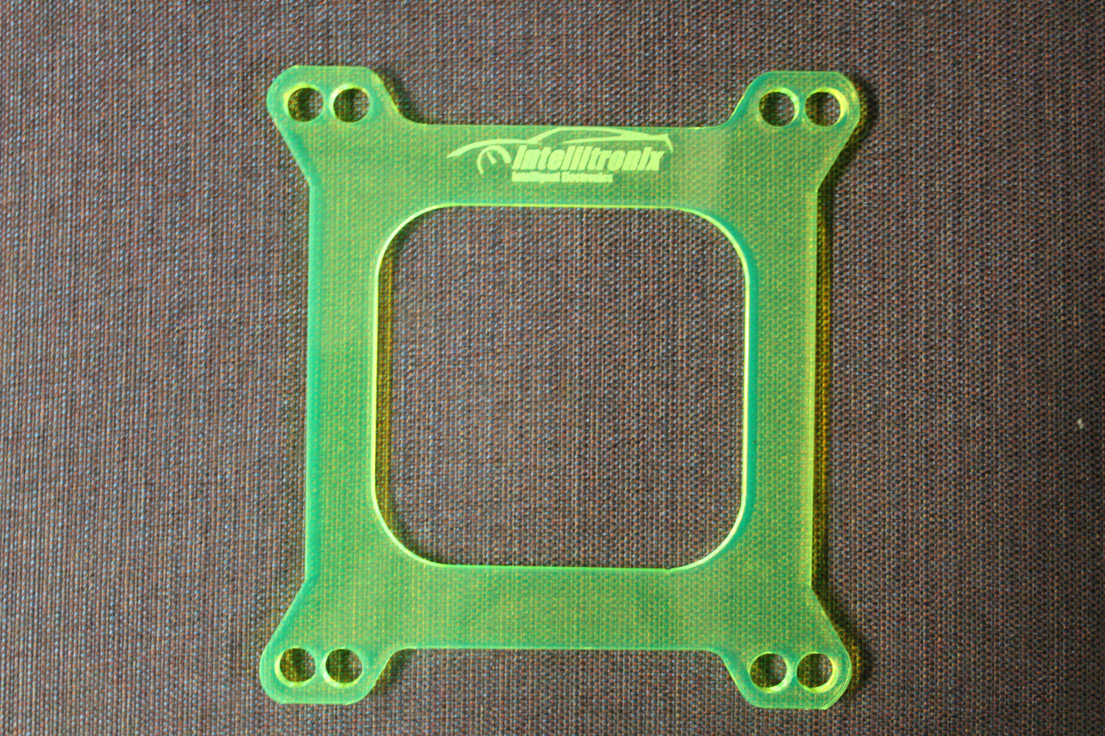 1/4'' Carb Spacer, Holley Carburetor Transparent Acrylic Spacer, Made in USA!