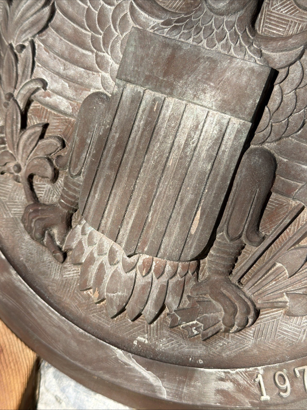 VTG Industrial Aluminum & Bronze Foundry Mold American Eagle Bicentennial ’76