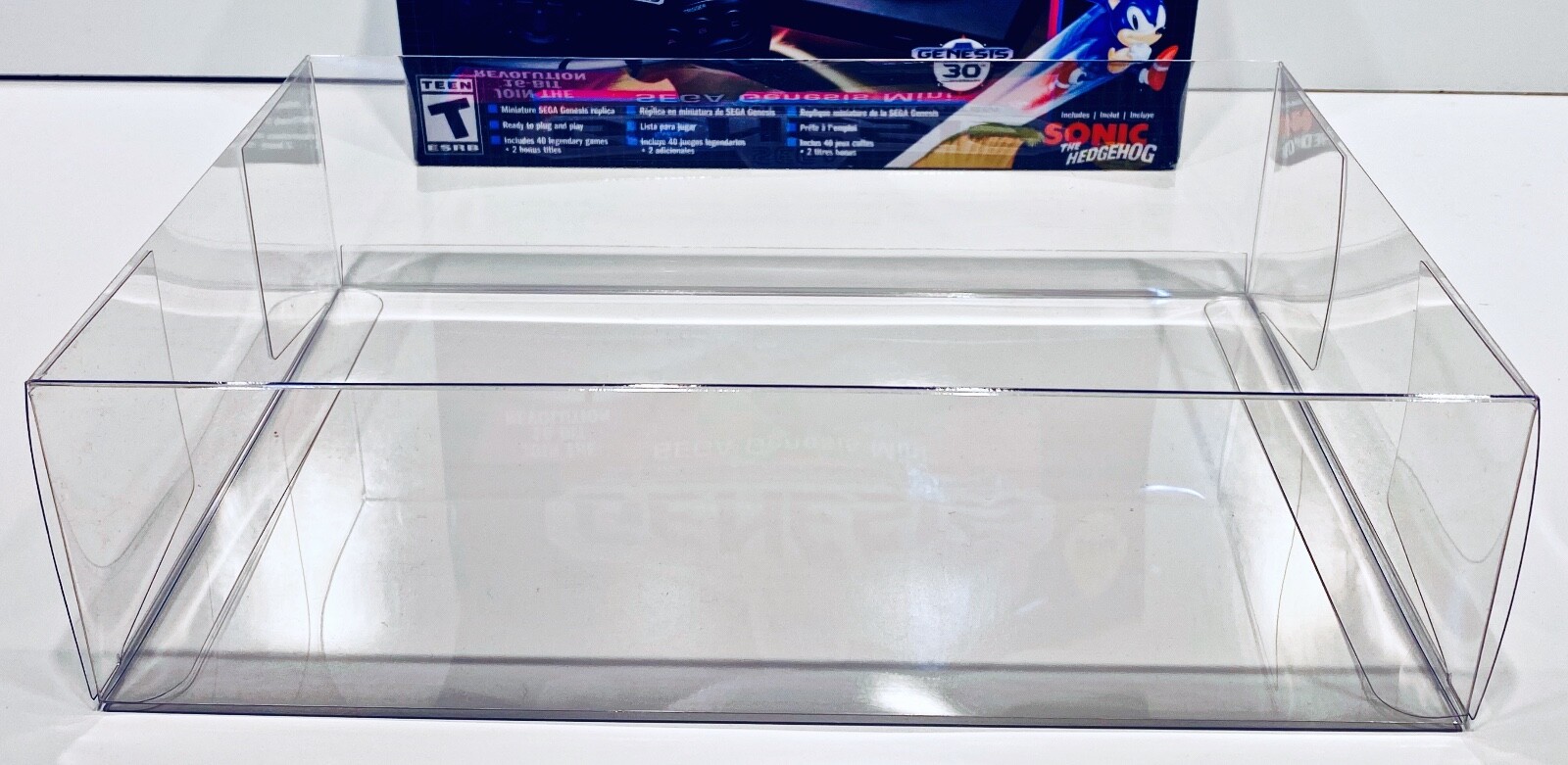 1 Box Protector for SEGA GENESIS MINI Console  Clear Display Case Classic