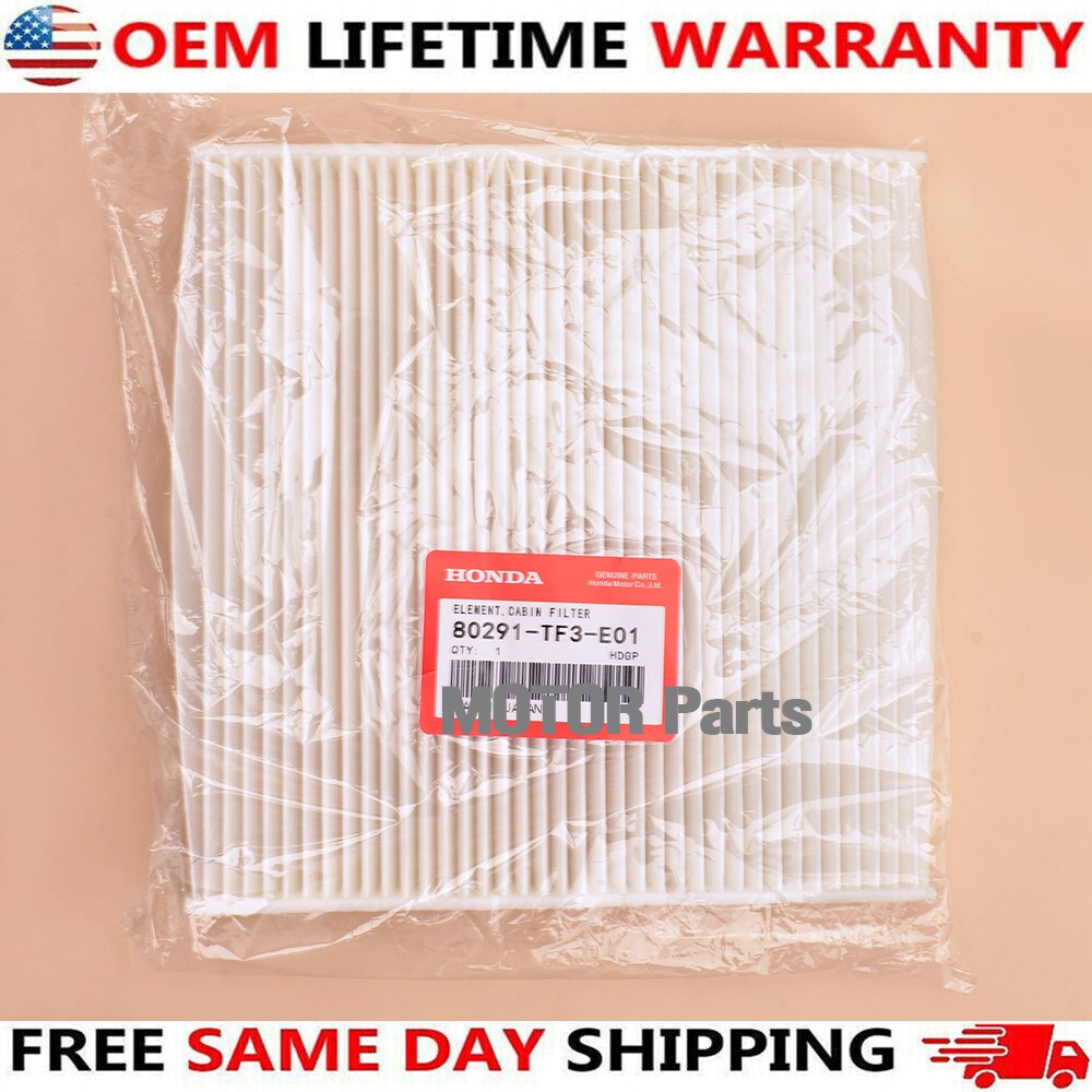OEM For Civic HR-V CR-V RDX,TLX Charcoal Pollen Cabin Air Filter 80291-TF3-E01
