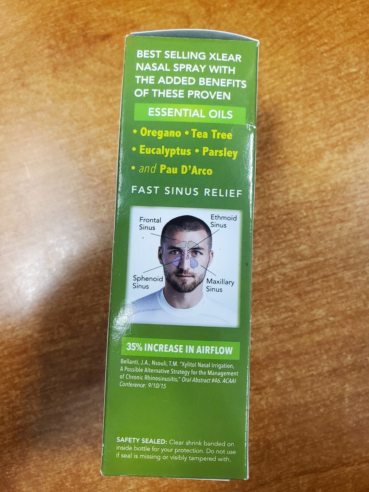 Xlear Rescue Nasal Spray w/ Xylitol All-Natural Nasal Spray 1.5oz. (Exp 5/25) F