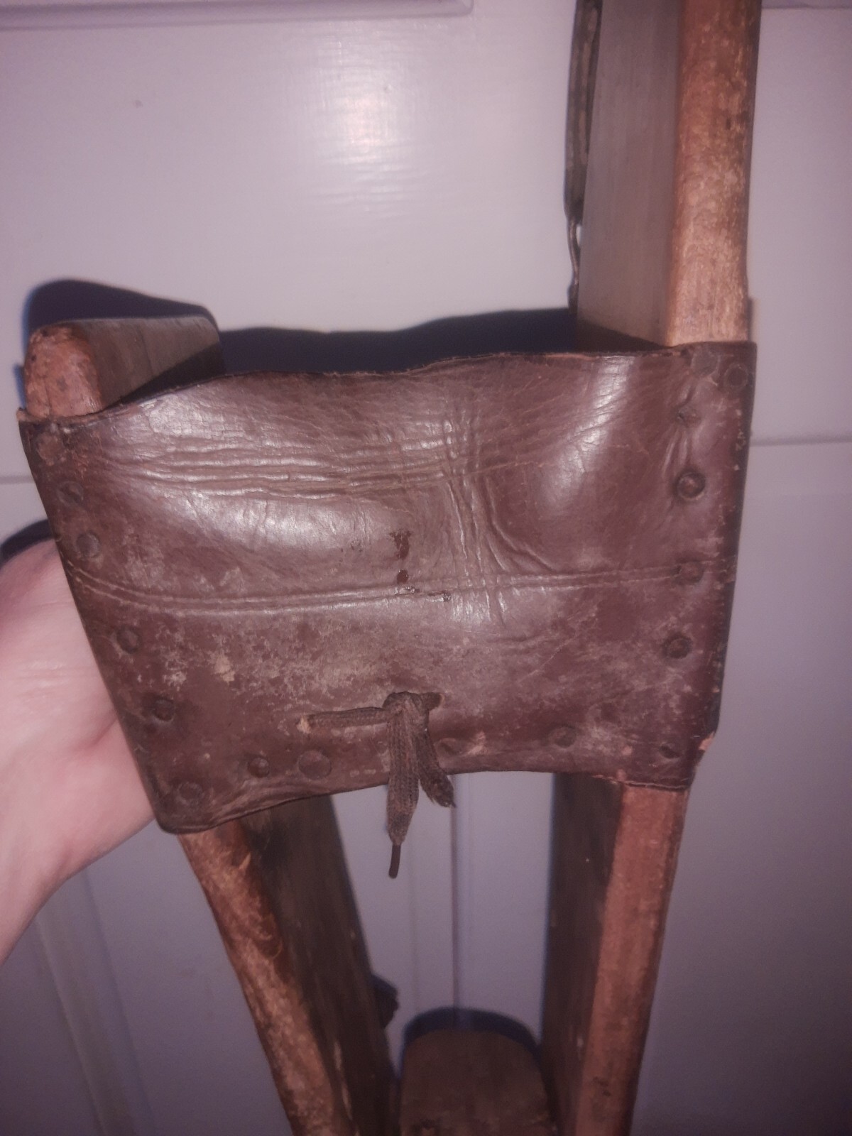 Antique Wooden Prosthetic Peg Leg Civil War Era 1860's Ky Find Kitsch Oddity Vtg