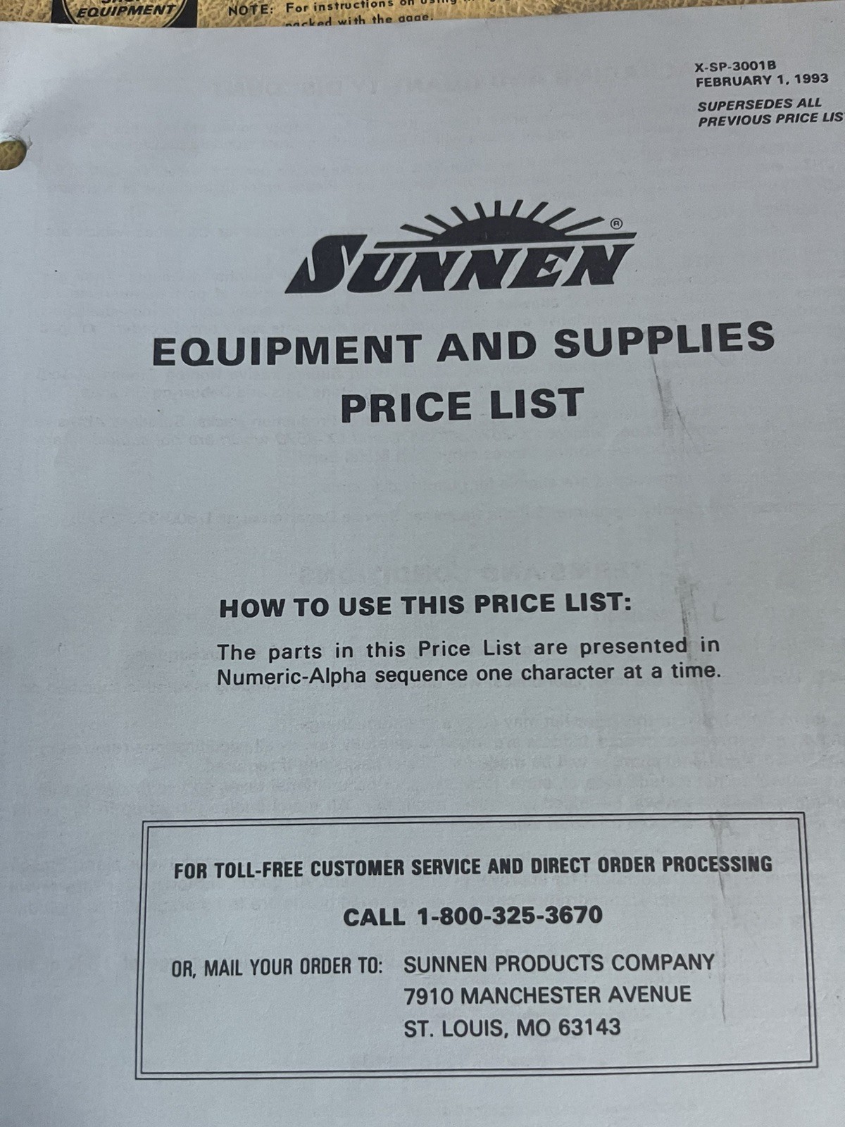 Operating Manual LBB1810 PowerStrokedHoningMachine/Supplies List/Supplement-3pcs