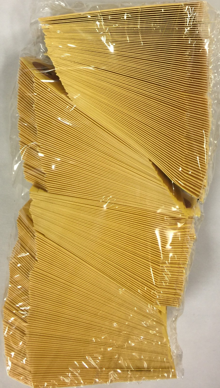 Reinforced Yellow Paper Key Tag w/ Key Rings (P4)